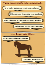 La típica conversación sobre privacidad...