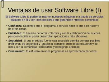 Ventajas del Software Libre